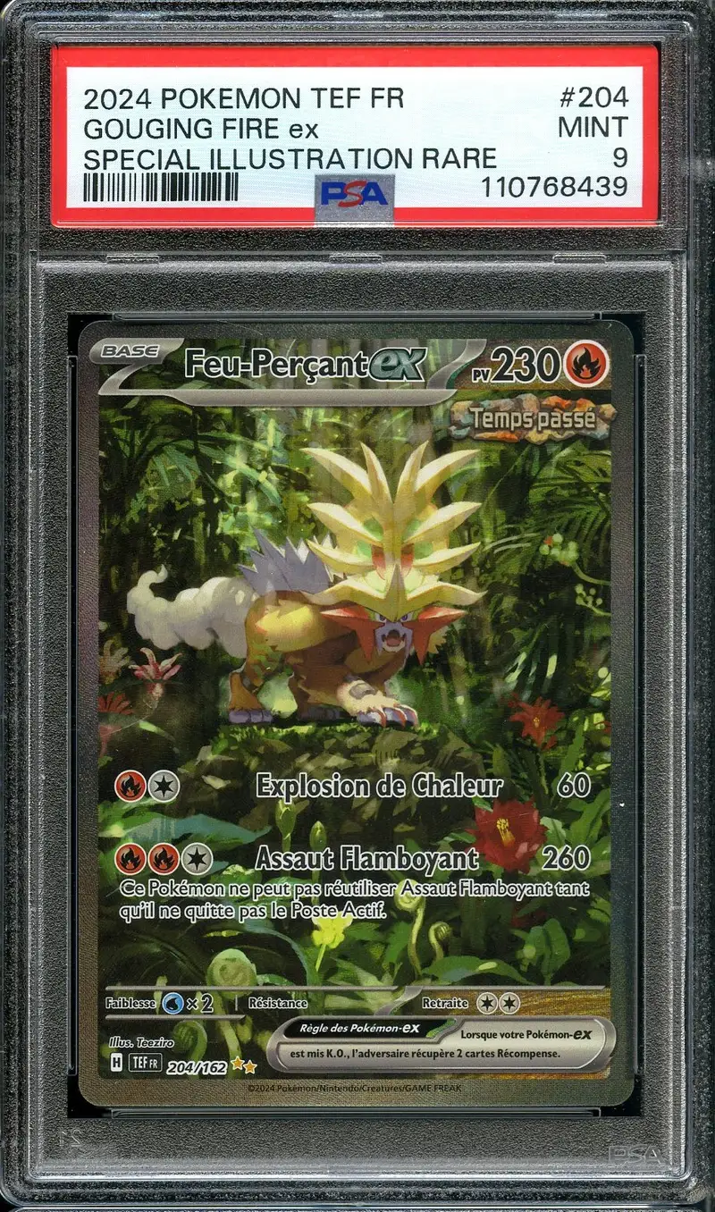 PSA 9 Feu-Perçant Ex