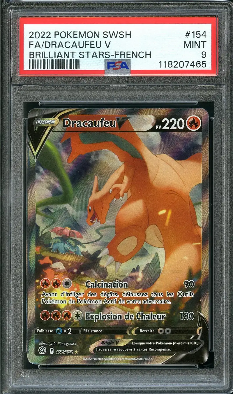 PSA 9 Dracaufeu V