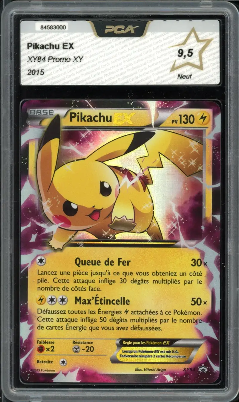 PCA 9.5 Pikachu Ex