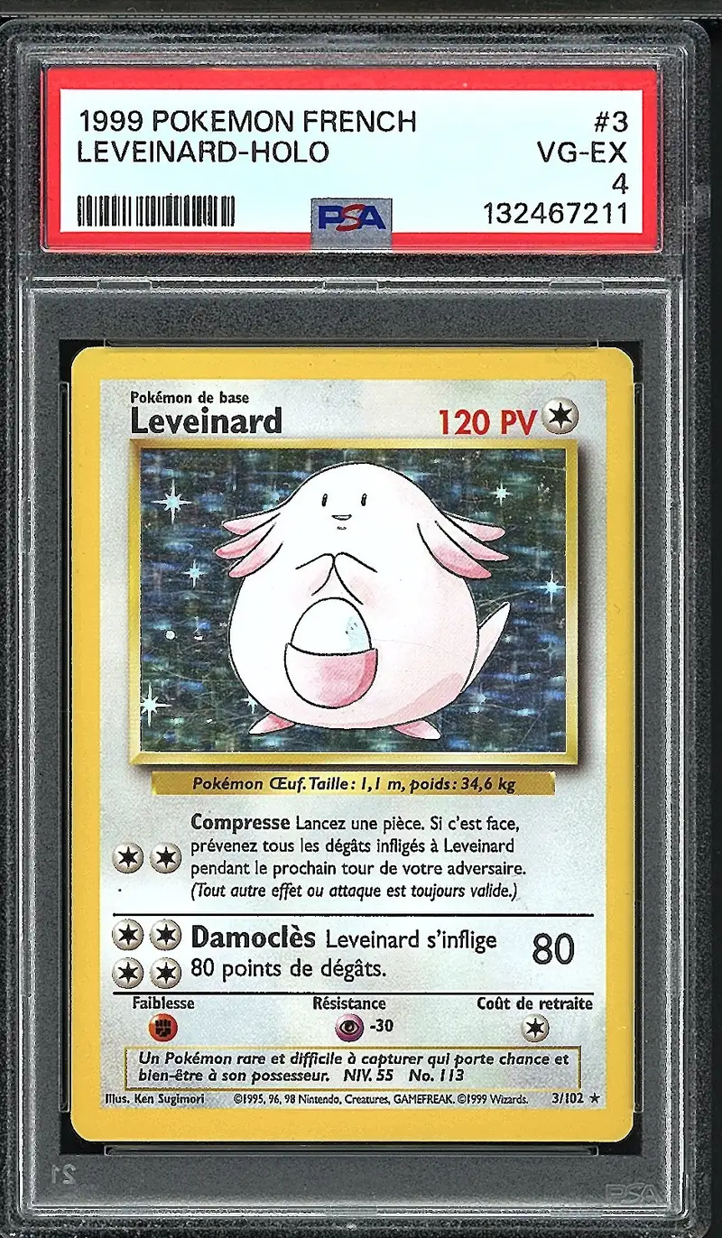 PSA 4 Leveinard Holo