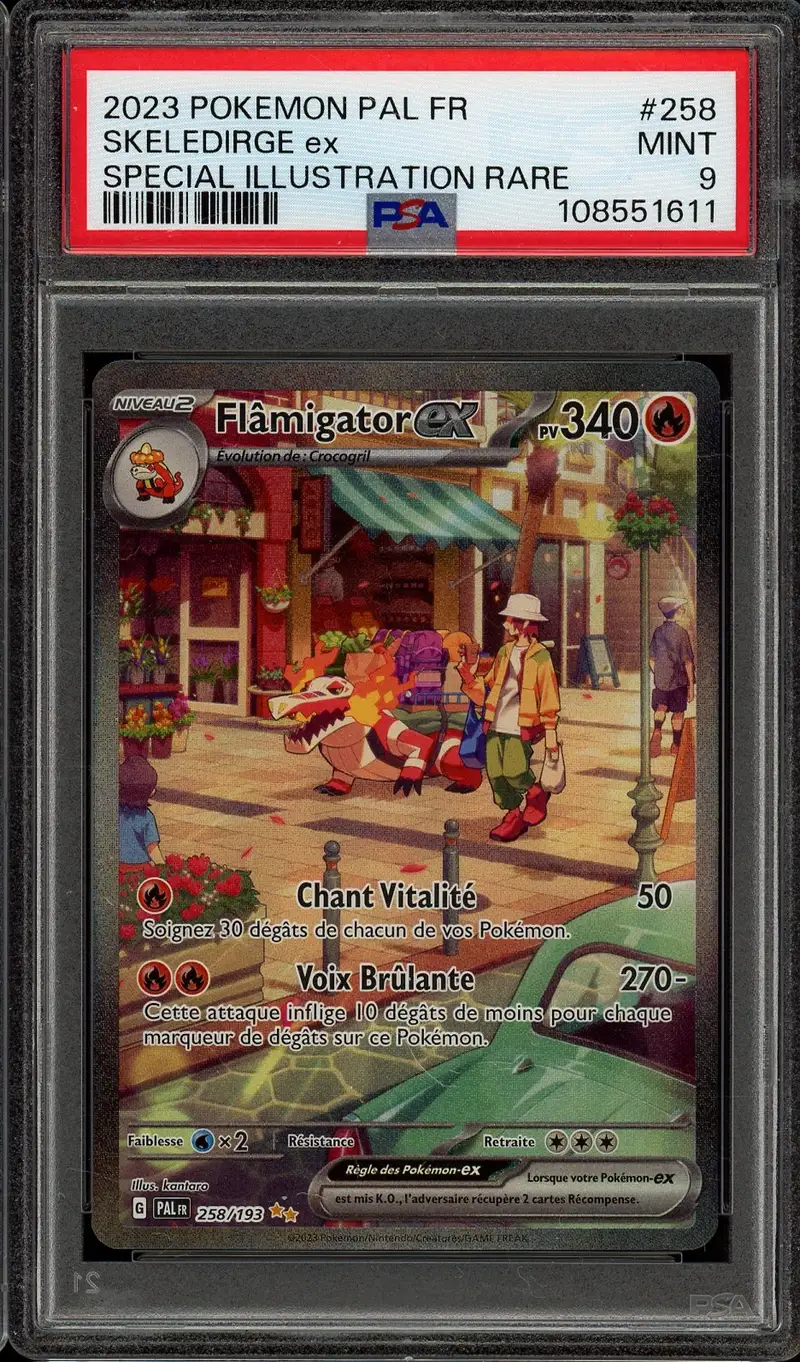 PSA 9 Flâmigator Ex