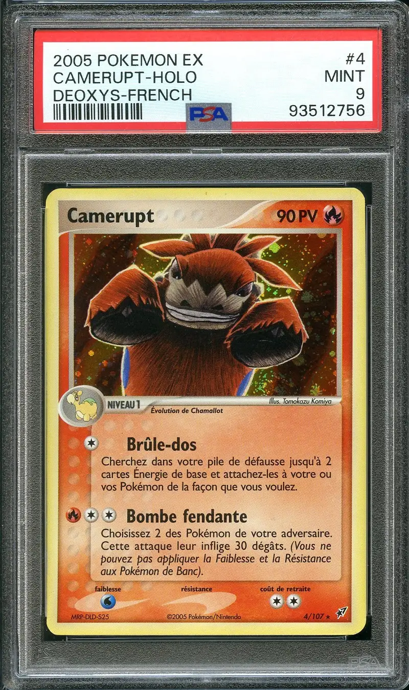 PSA 9 Camerupt Holo