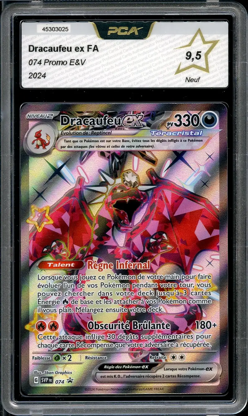 PCA 9.5 Dracaufeu Ex
