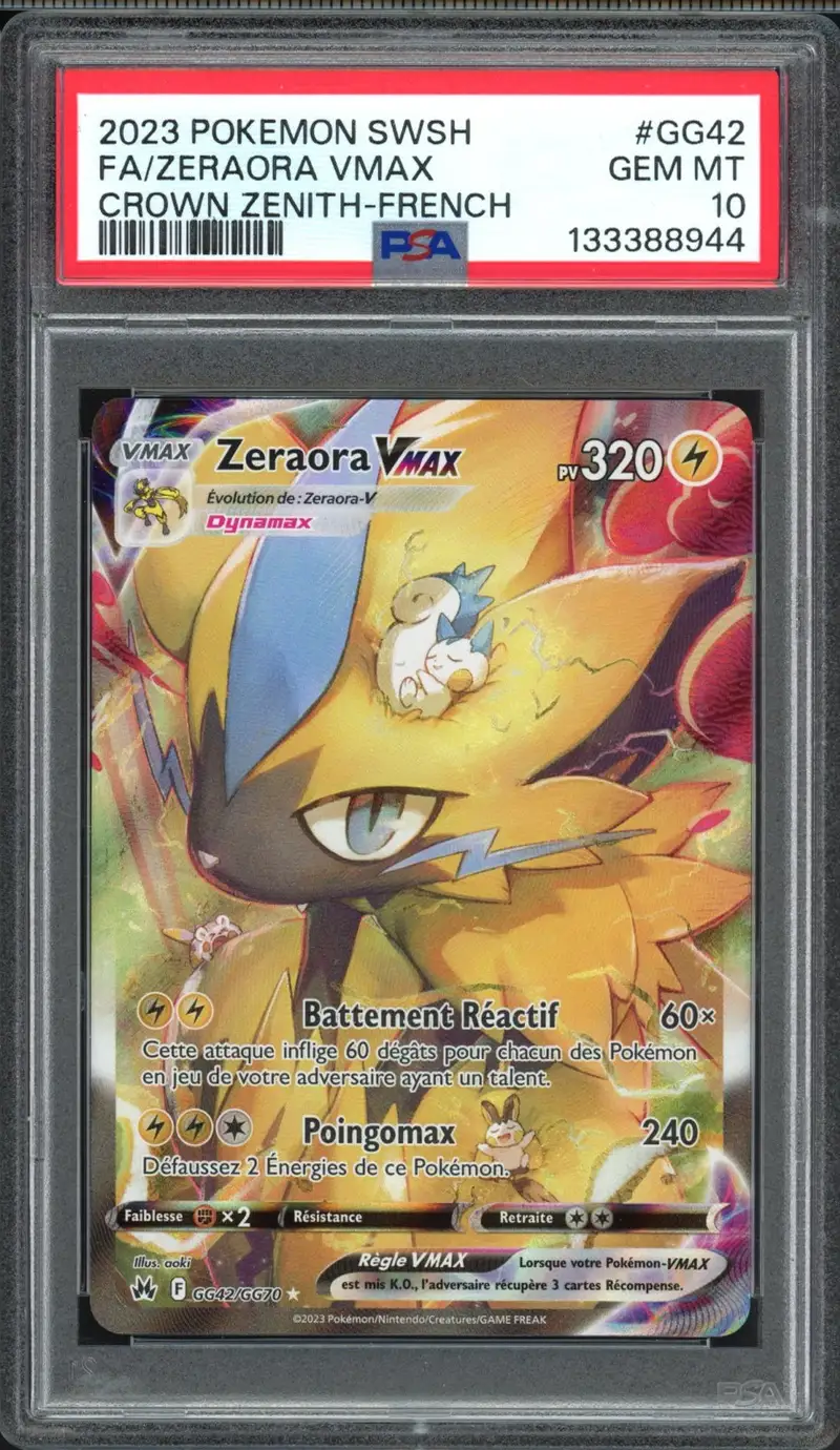 PSA 10 Zeraora VMax