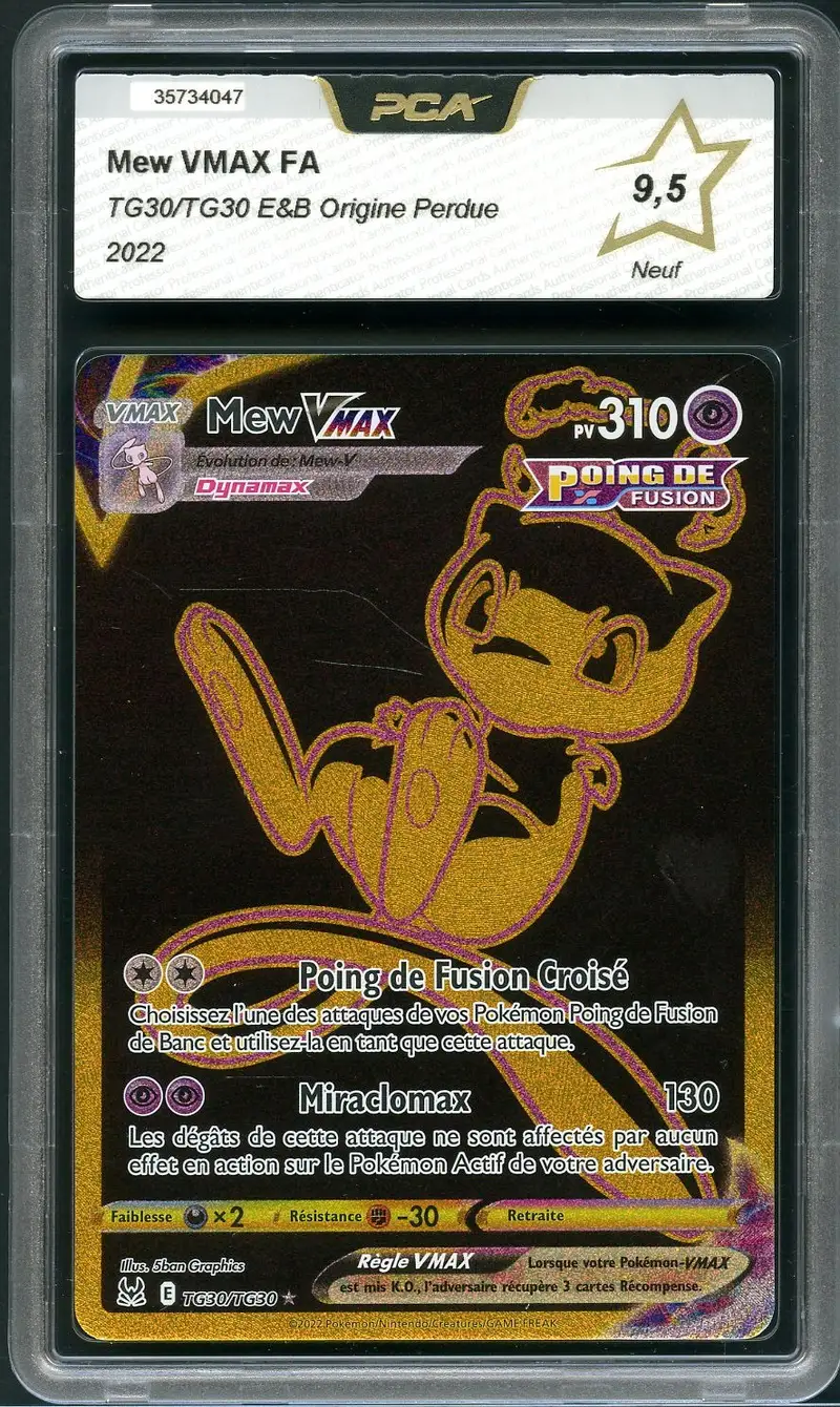 PCA 9.5 Mew VMax Gold