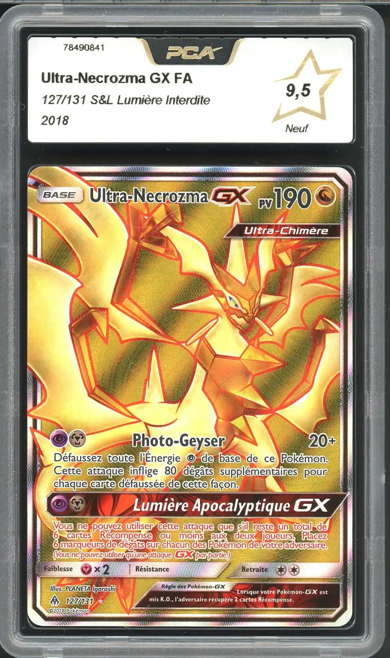 PCA 9.5 Ultra Necrozma Gx