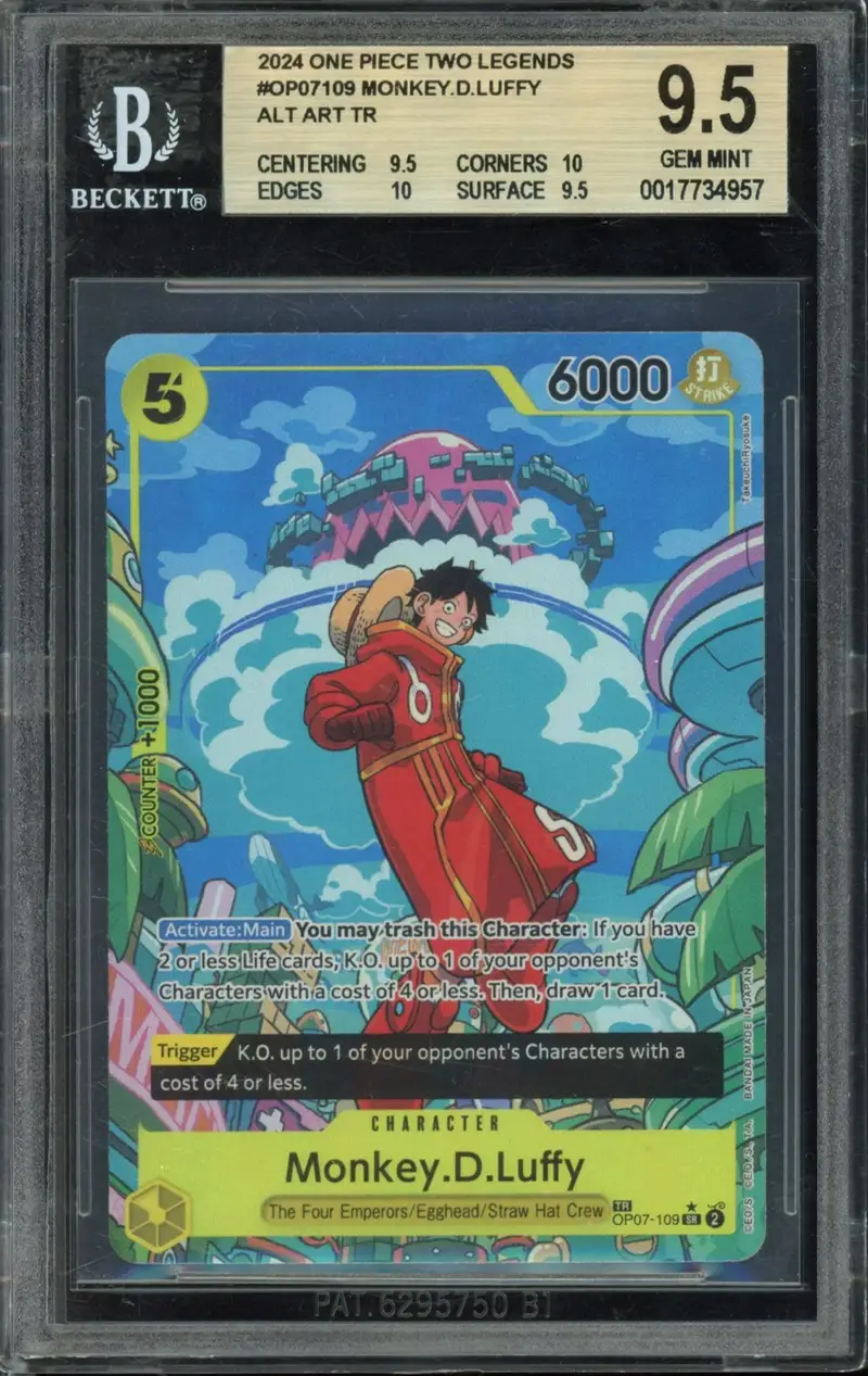 PSA 10 Monkey D. Luffy