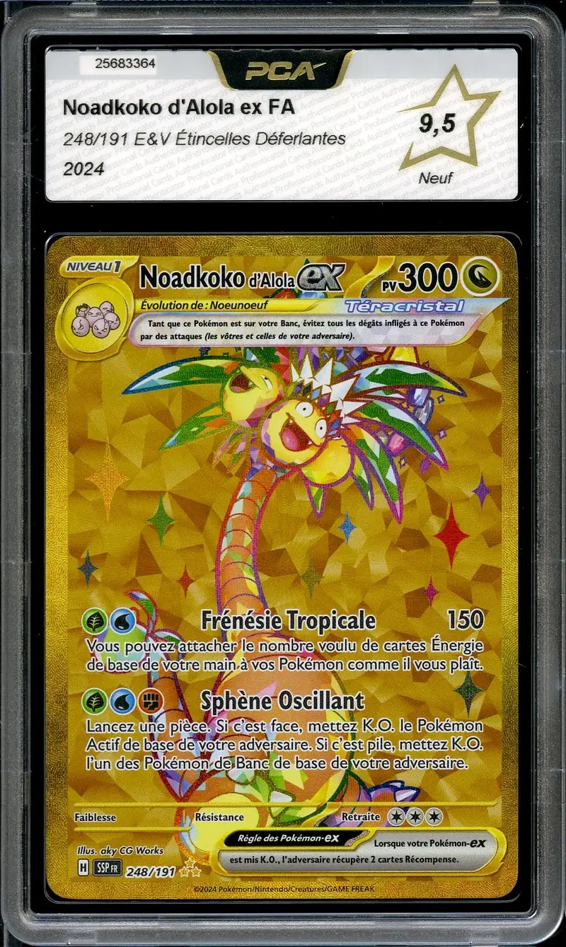 PCA 9.5 Noadkoko d'Alola Ex Gold