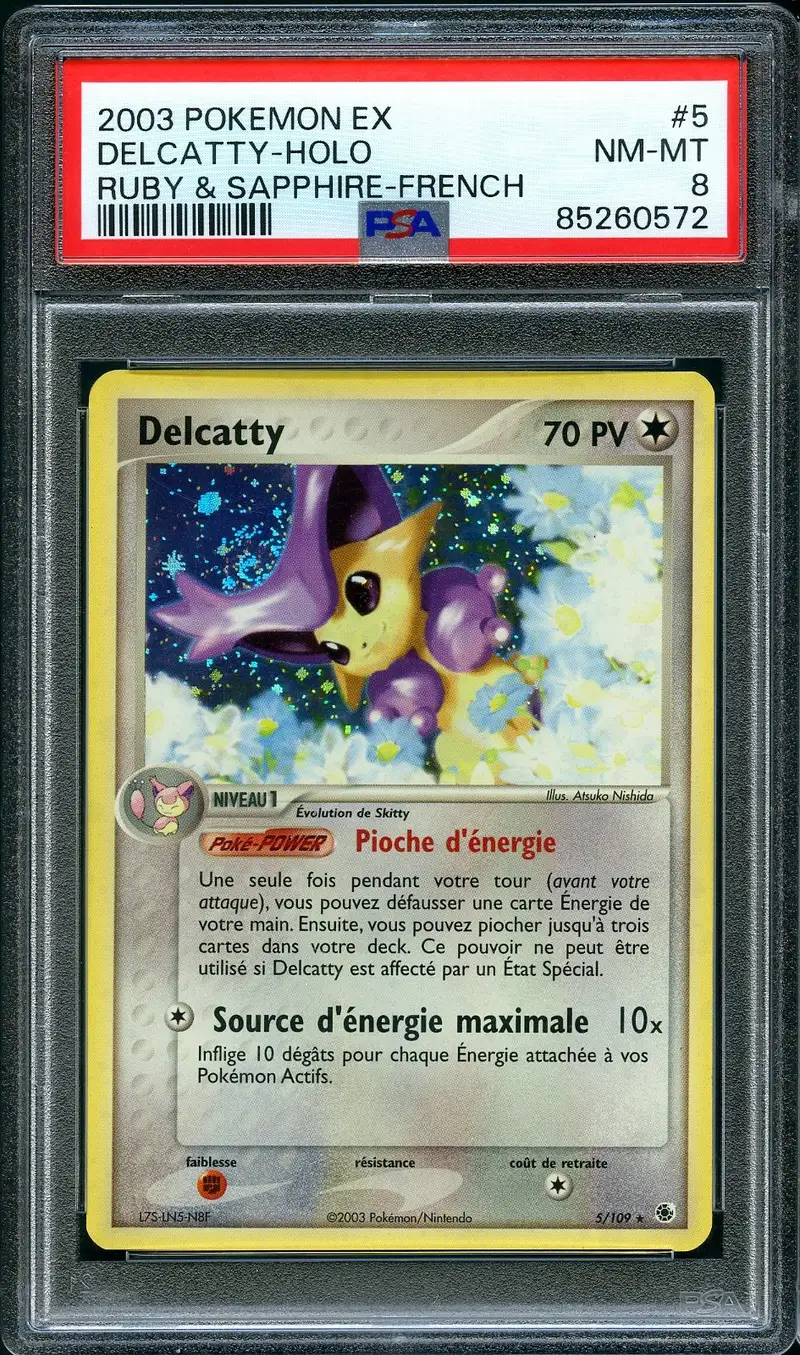 PSA 8 Delcatty Holo