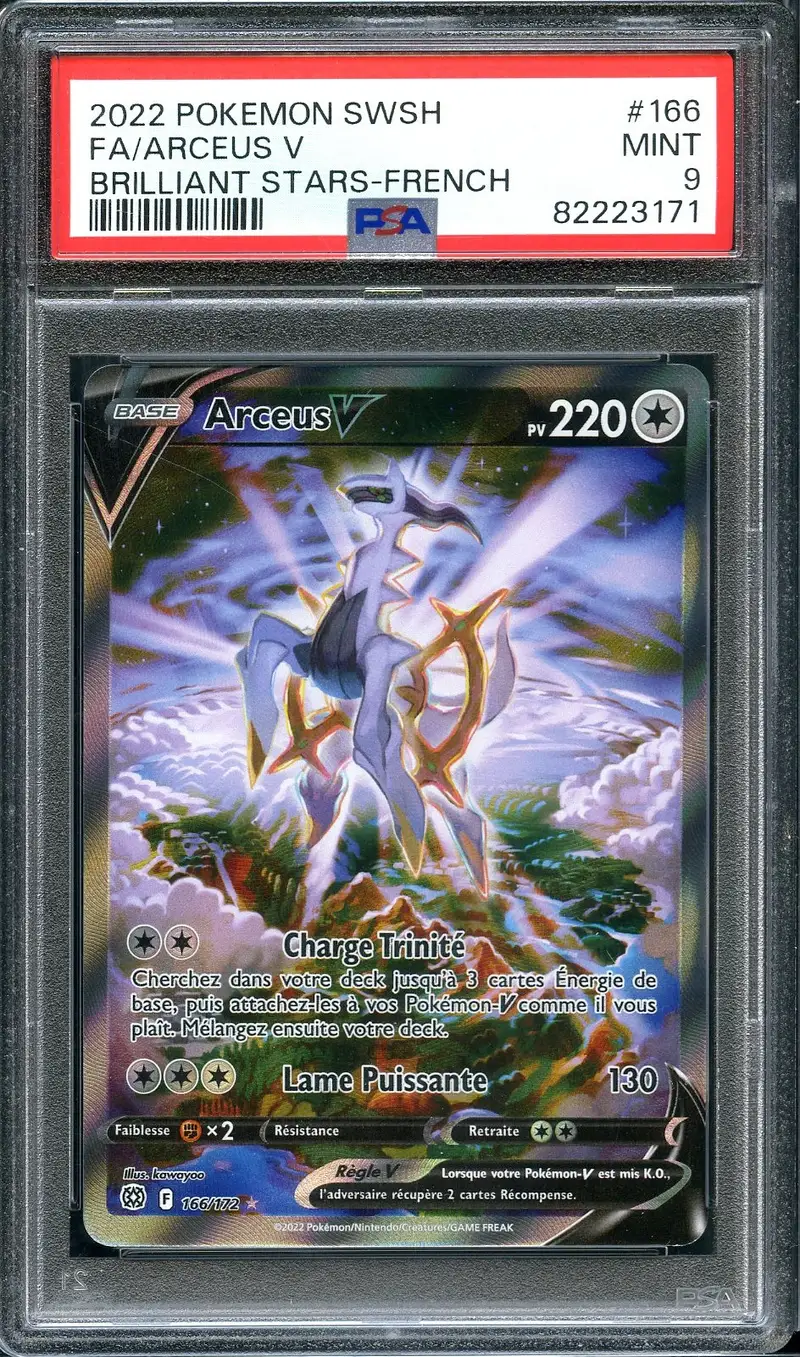 PSA 9 Arceus V