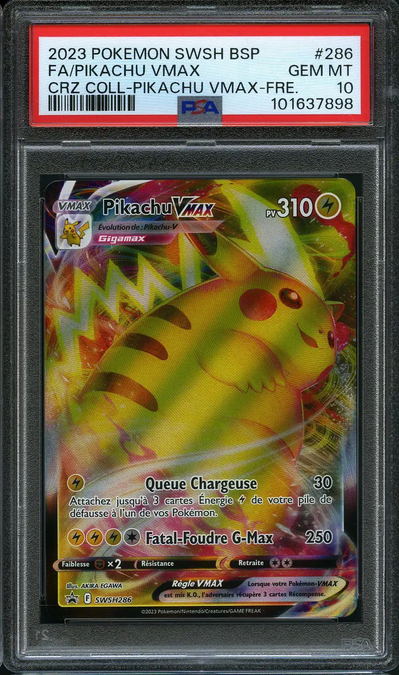 PSA 10 Pikachu VMax