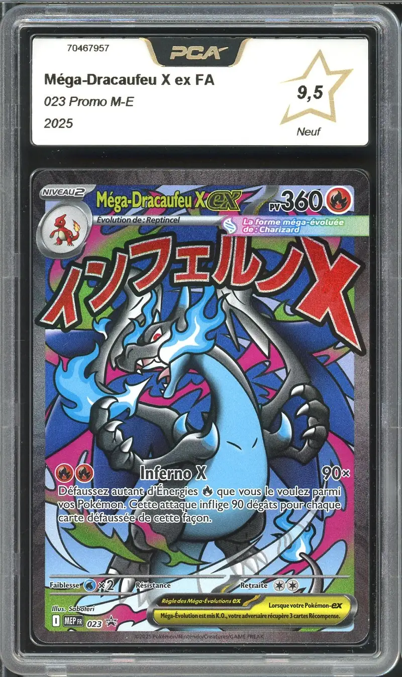 PCA 9.5 Méga Dracaufeu X Ex