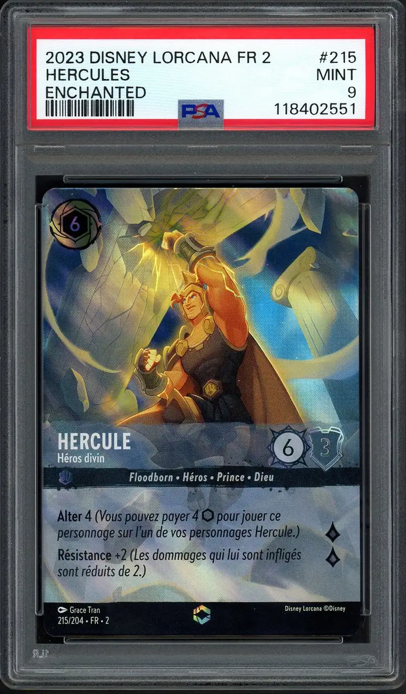 PSA 9 Hercule Enchanté