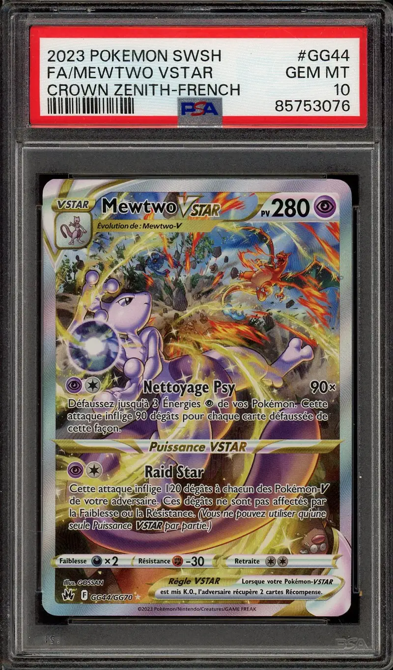 PSA 10 Mewtwo VStar