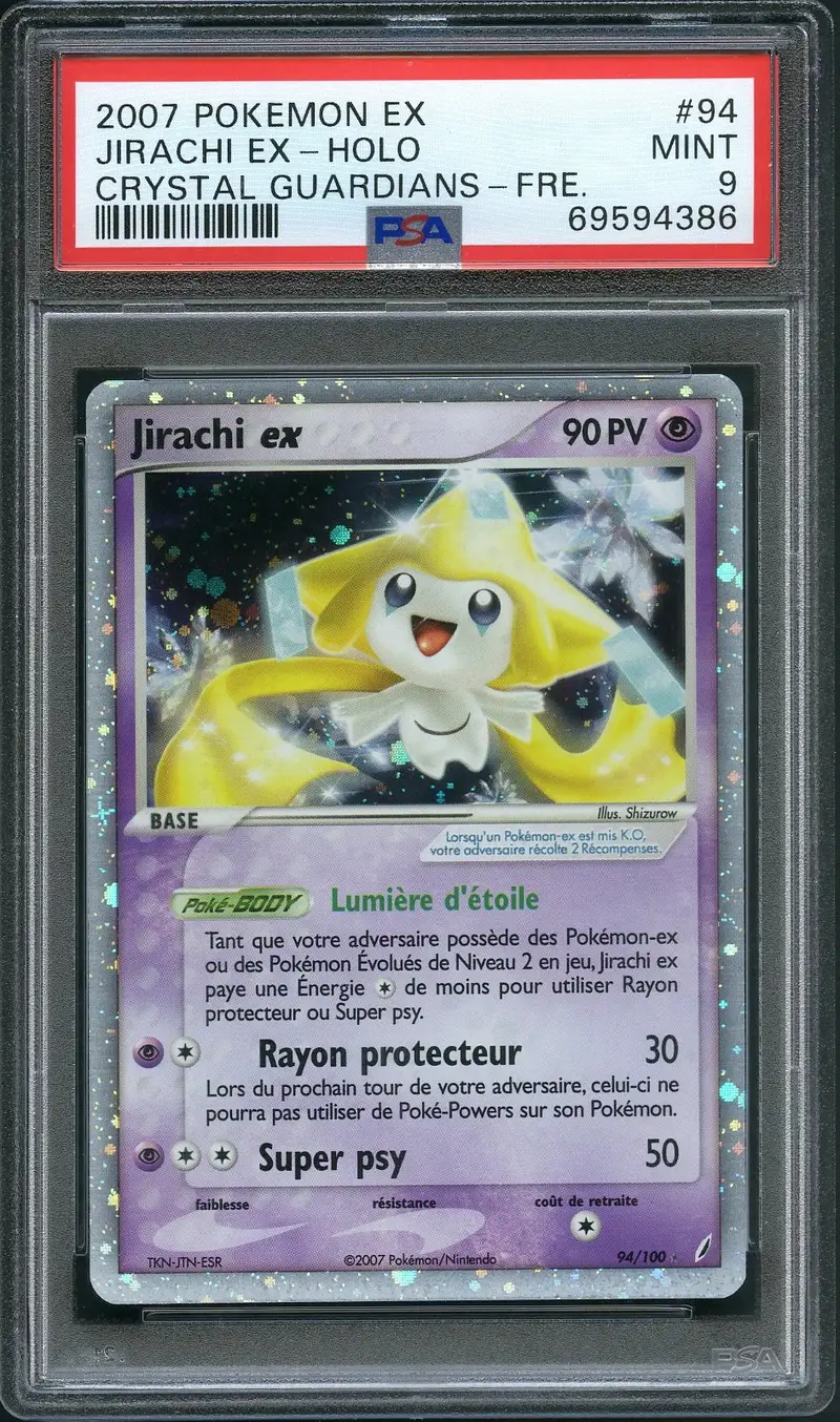 PSA 9 Jirachi Ex