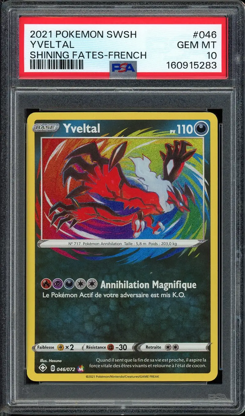 PSA 10 Yveltal