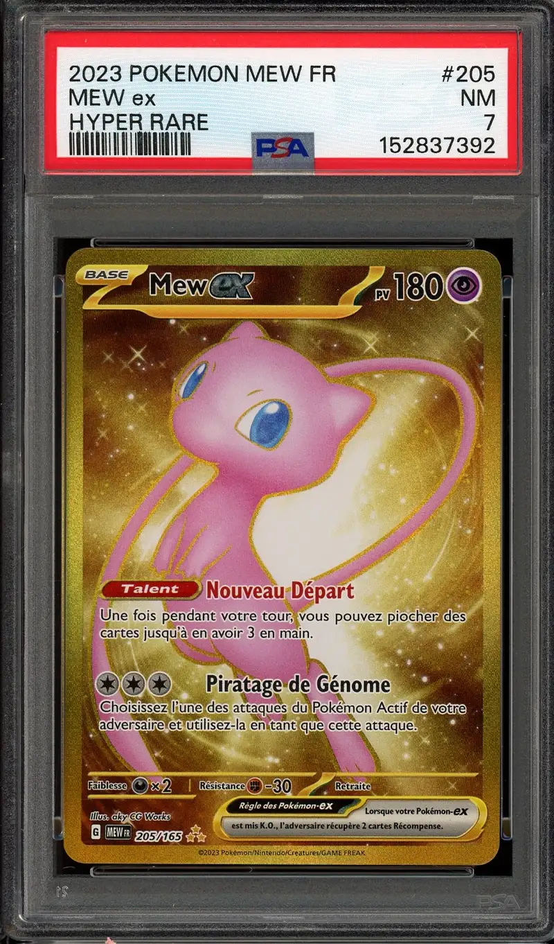 PSA 7 Mew Ex Gold