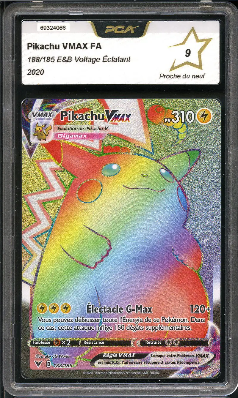PCA 9 Pikachu VMax Rainbow