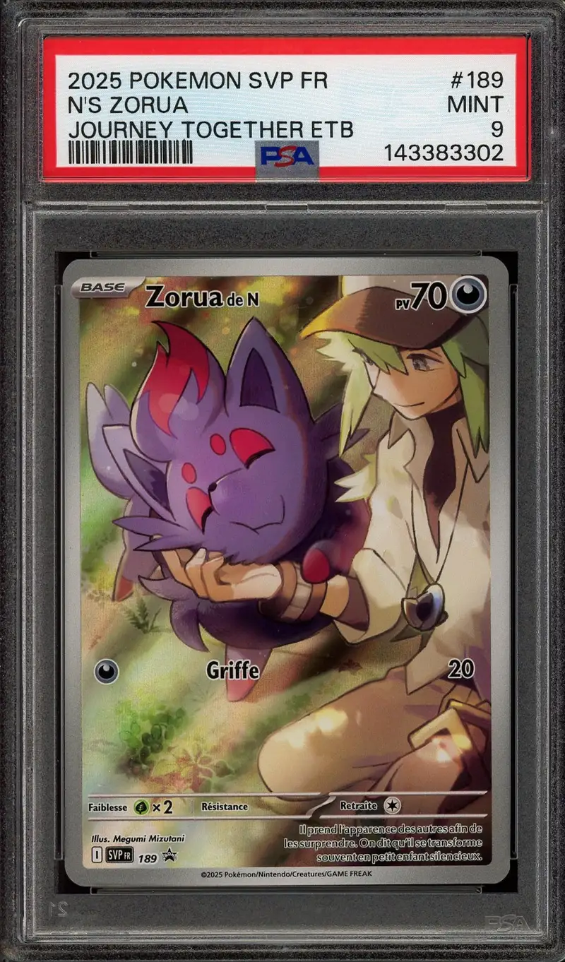 PSA 9 Zorua de N