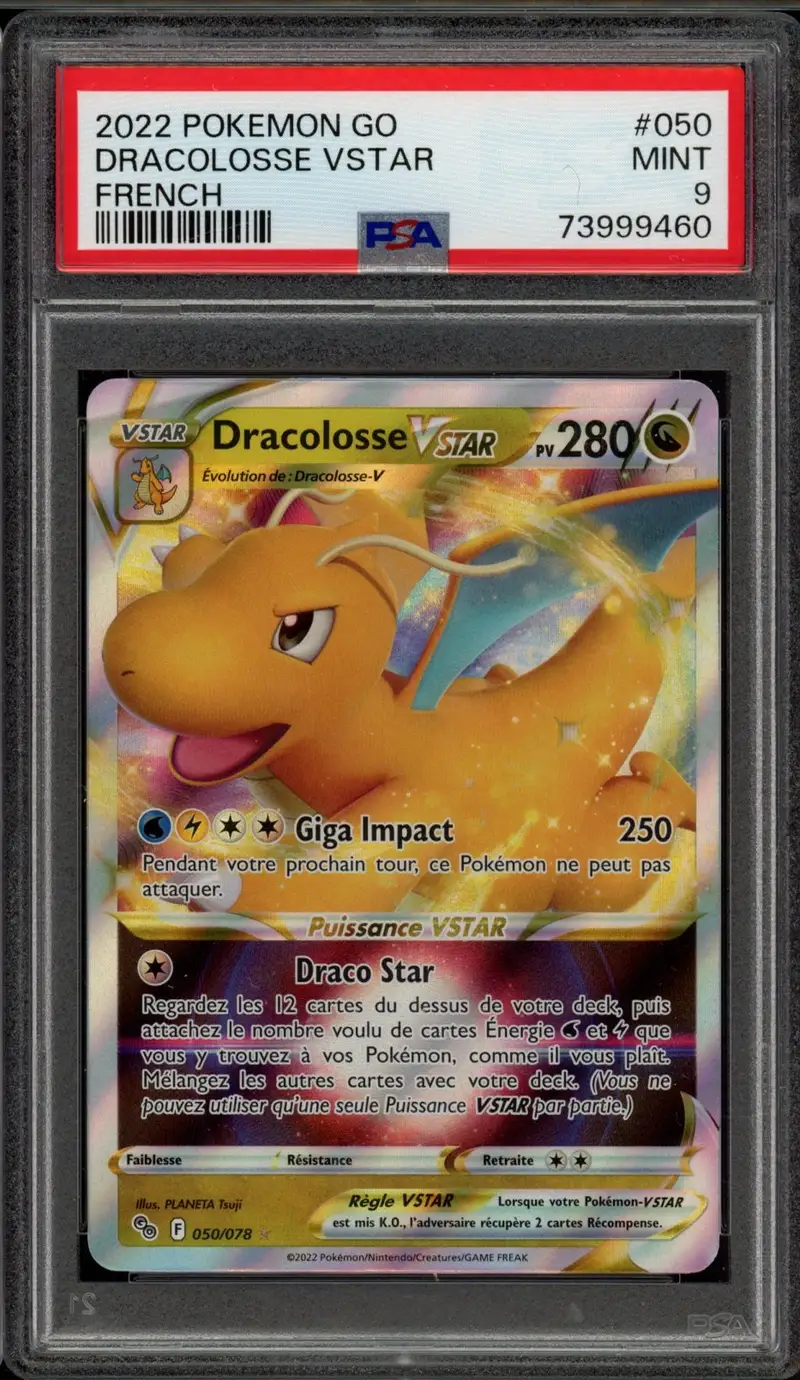 PSA 9 Dracolosse VStar