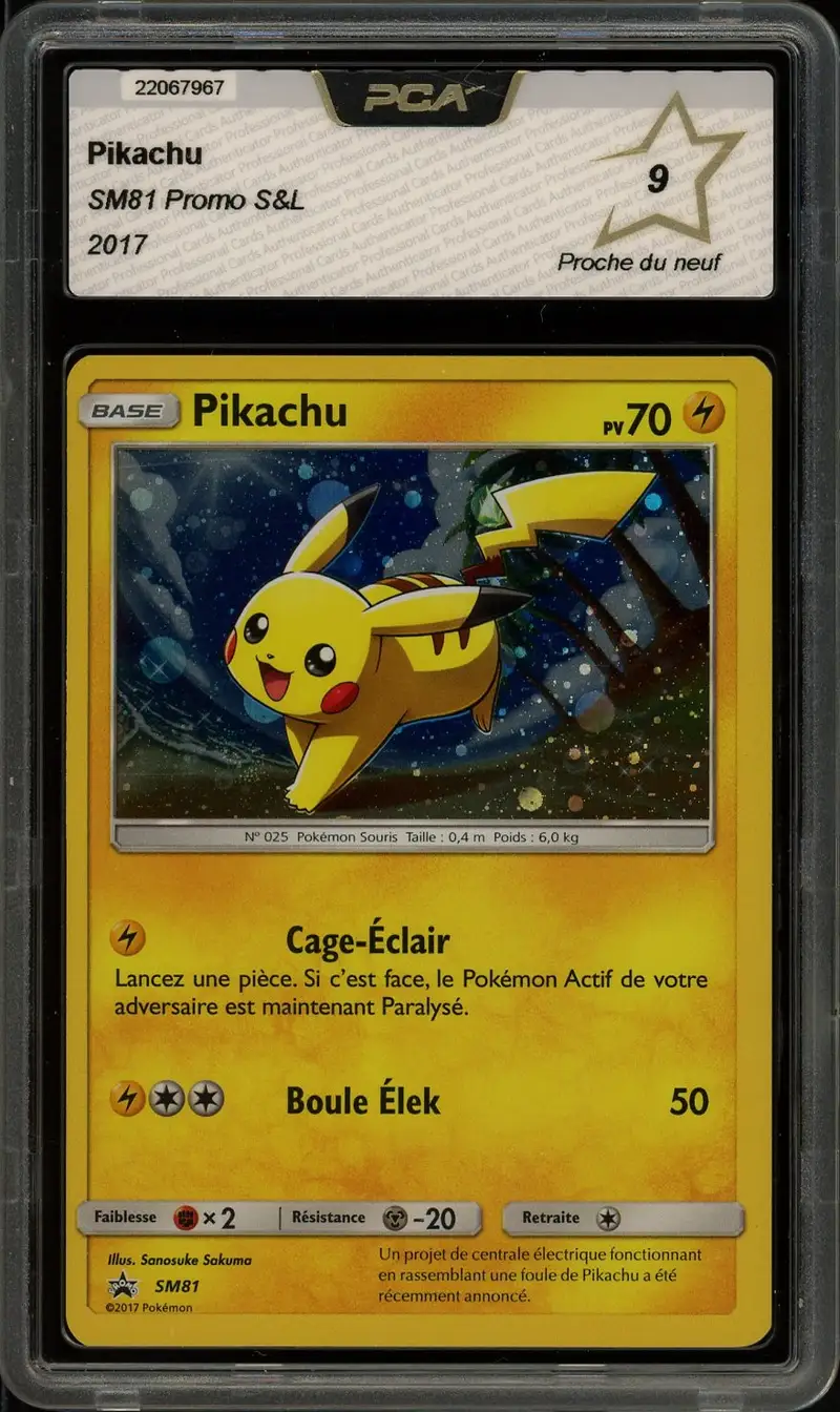 PCA 9 Pikachu Holo