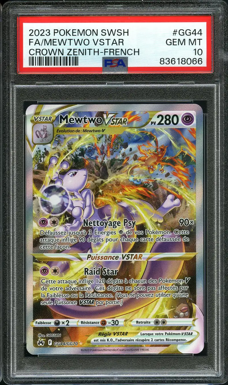 PSA 10 Mewtwo VStar
