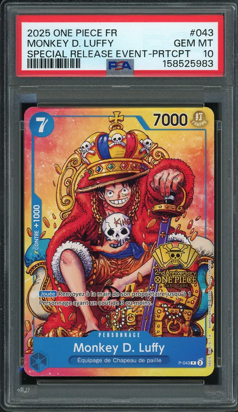 PSA 10 Monkey D. Luffy