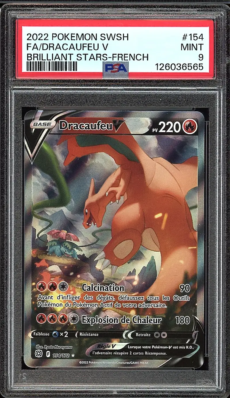 PSA 9 Dracaufeu V