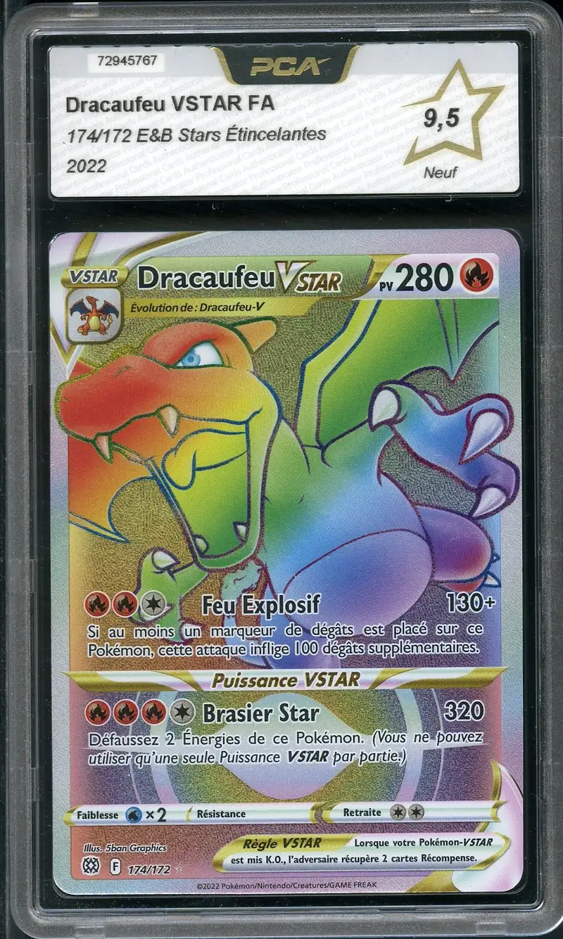 PCA 9.5 Dracaufeu VStar Rainbow