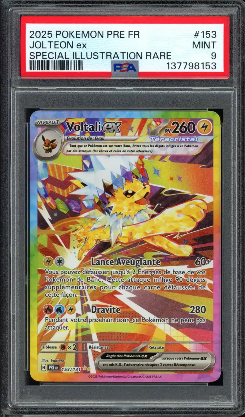PSA 9 Voltali Ex
