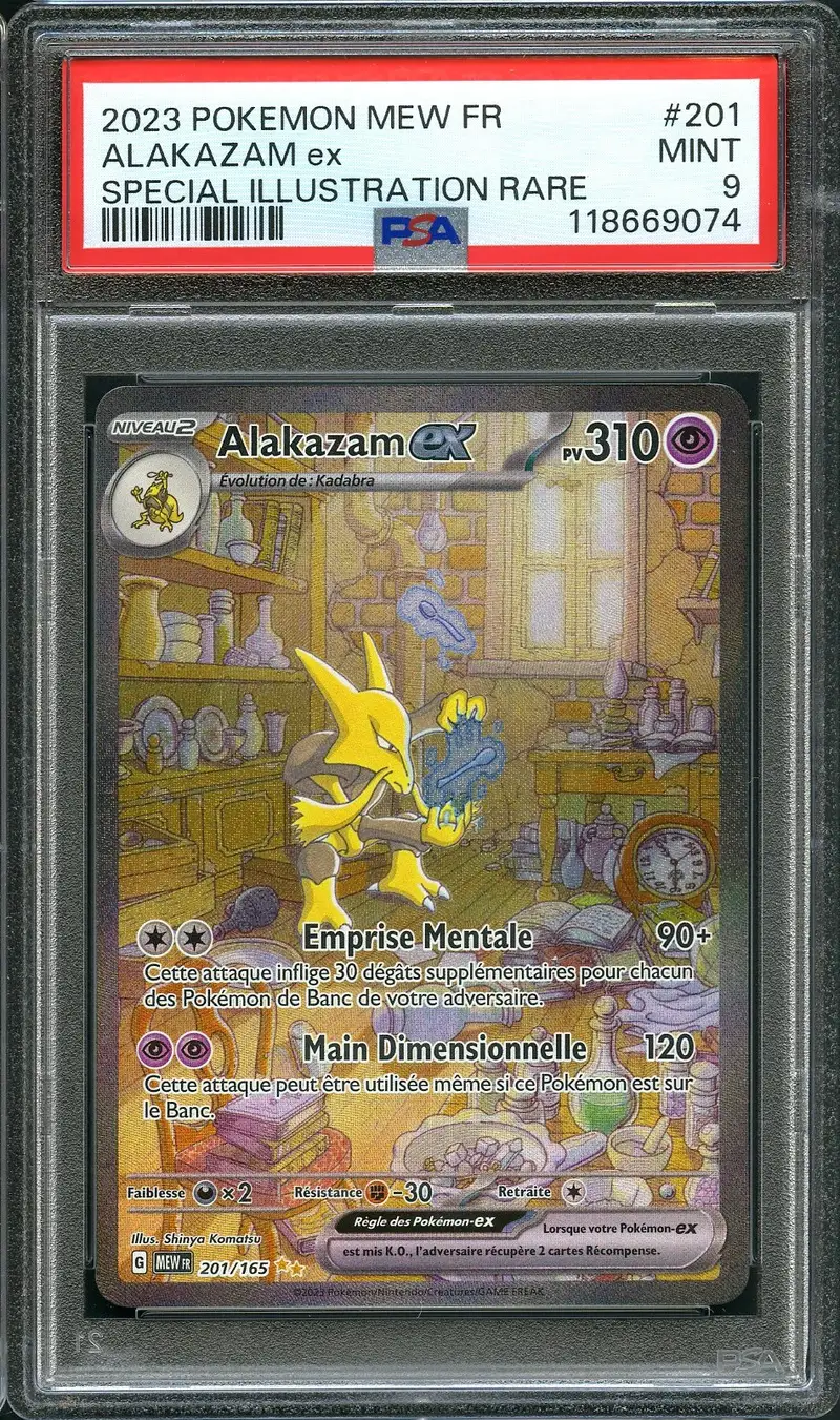 PSA 9 Alakazam Ex