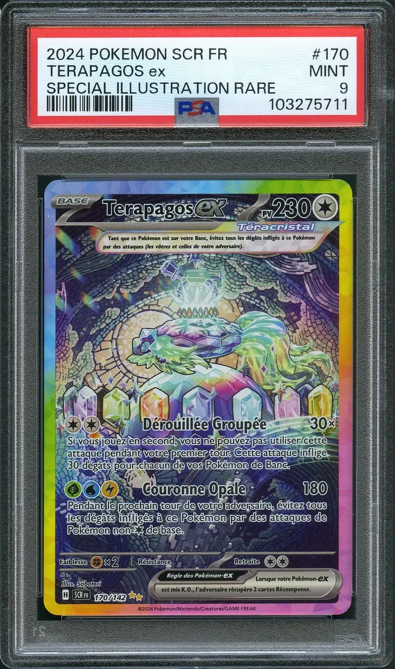 PSA 9 Terapagos Ex