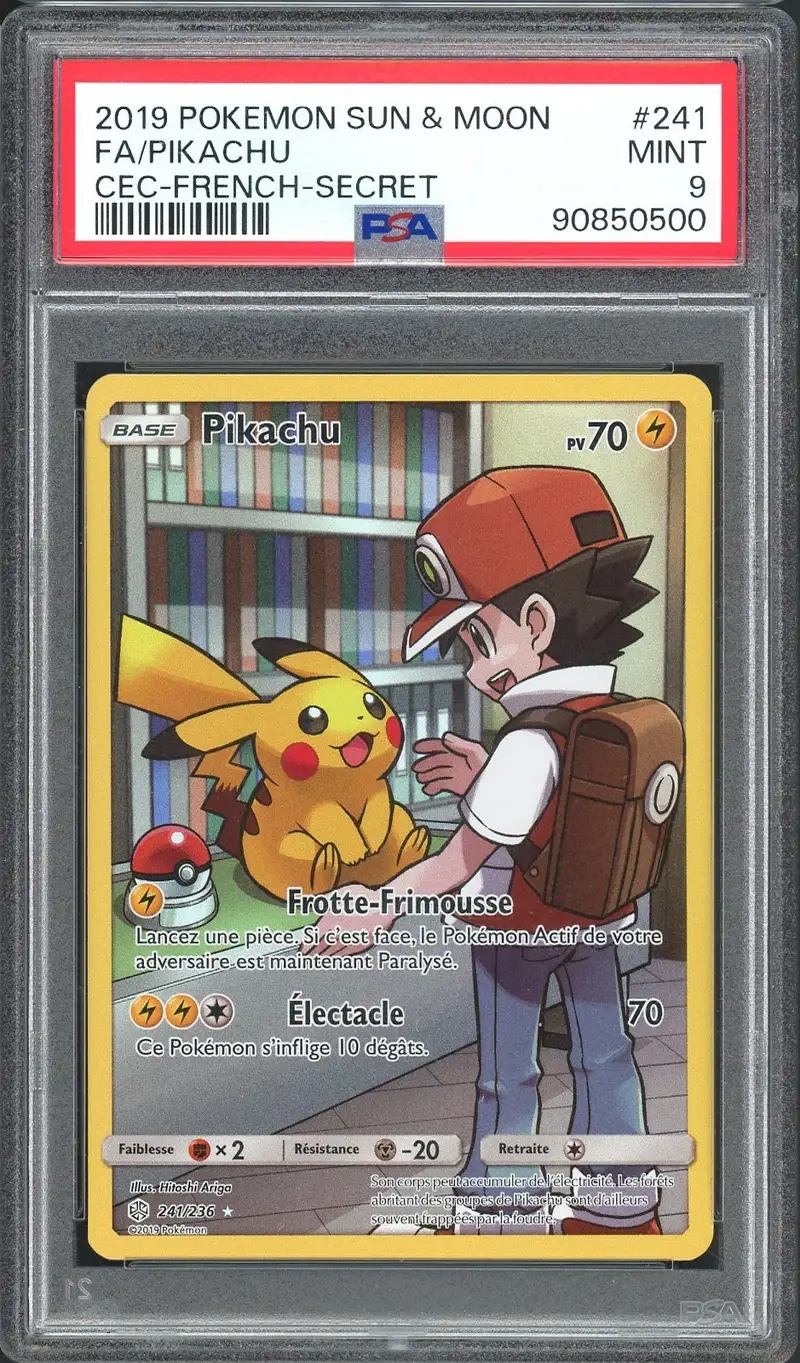 PSA 9 Pikachu