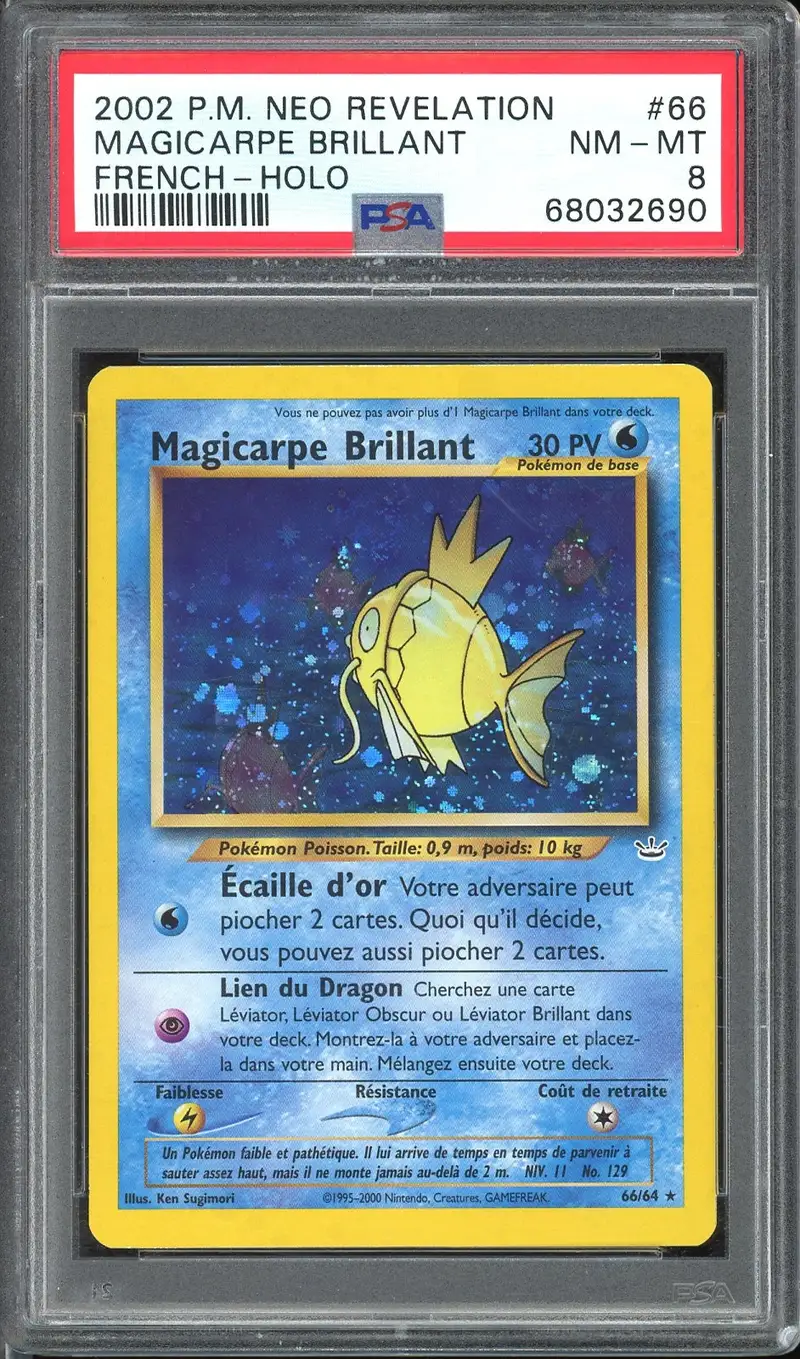 PSA 8 Magicarpe Brillant