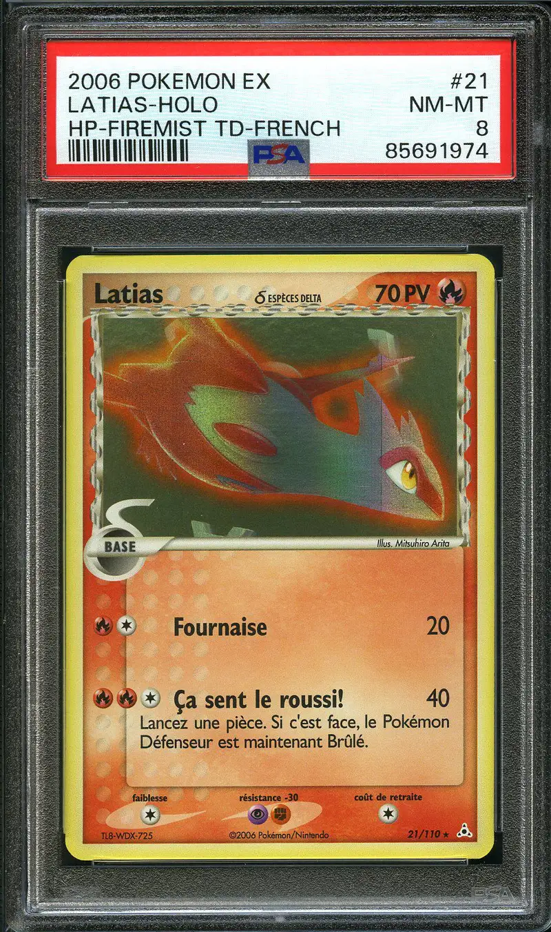 PSA 8 Latias Holo