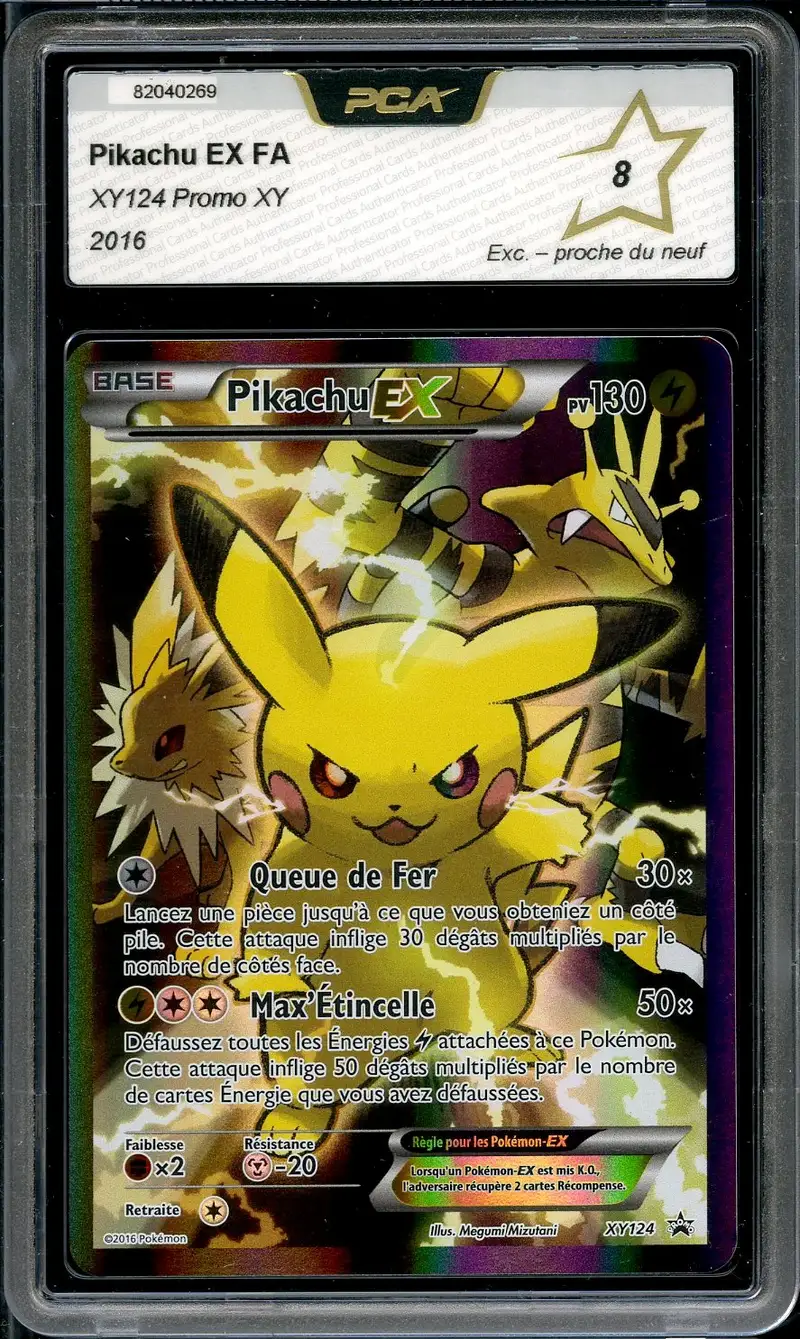 PCA 8 Pikachu Ex