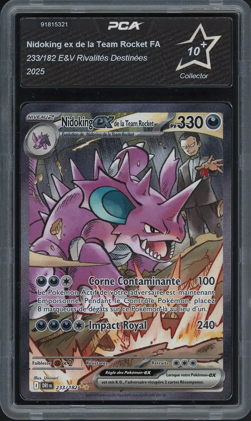 PCA 10+ Nidoking Ex de la Team Rocket