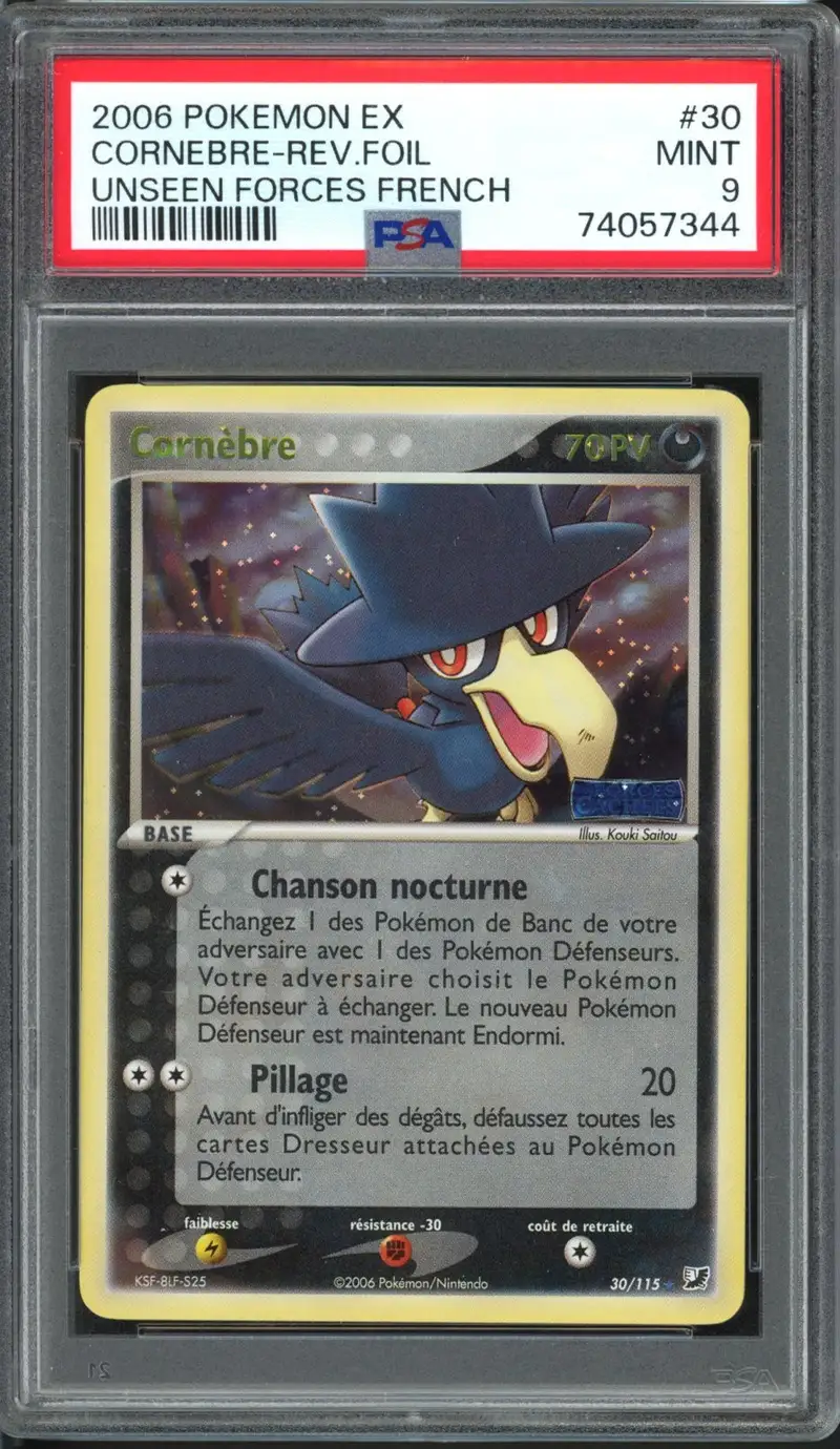 PSA 9 Cornèbre Holo Reverse