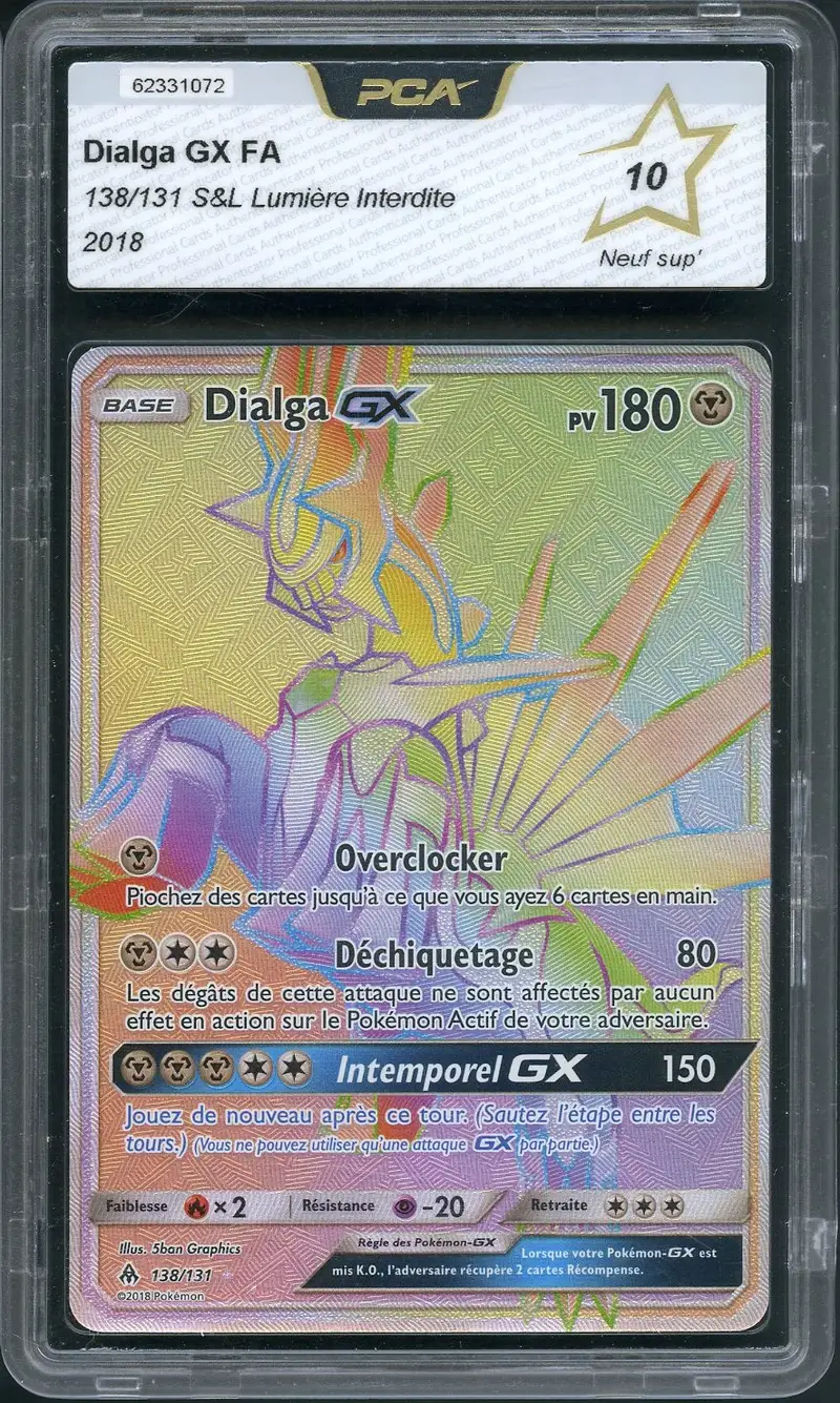 PCA 10 Dialga Gx Rainbow