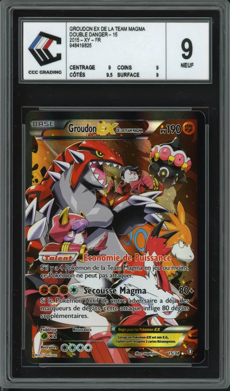 CCC 9 Groudon Ex de la Team Magma