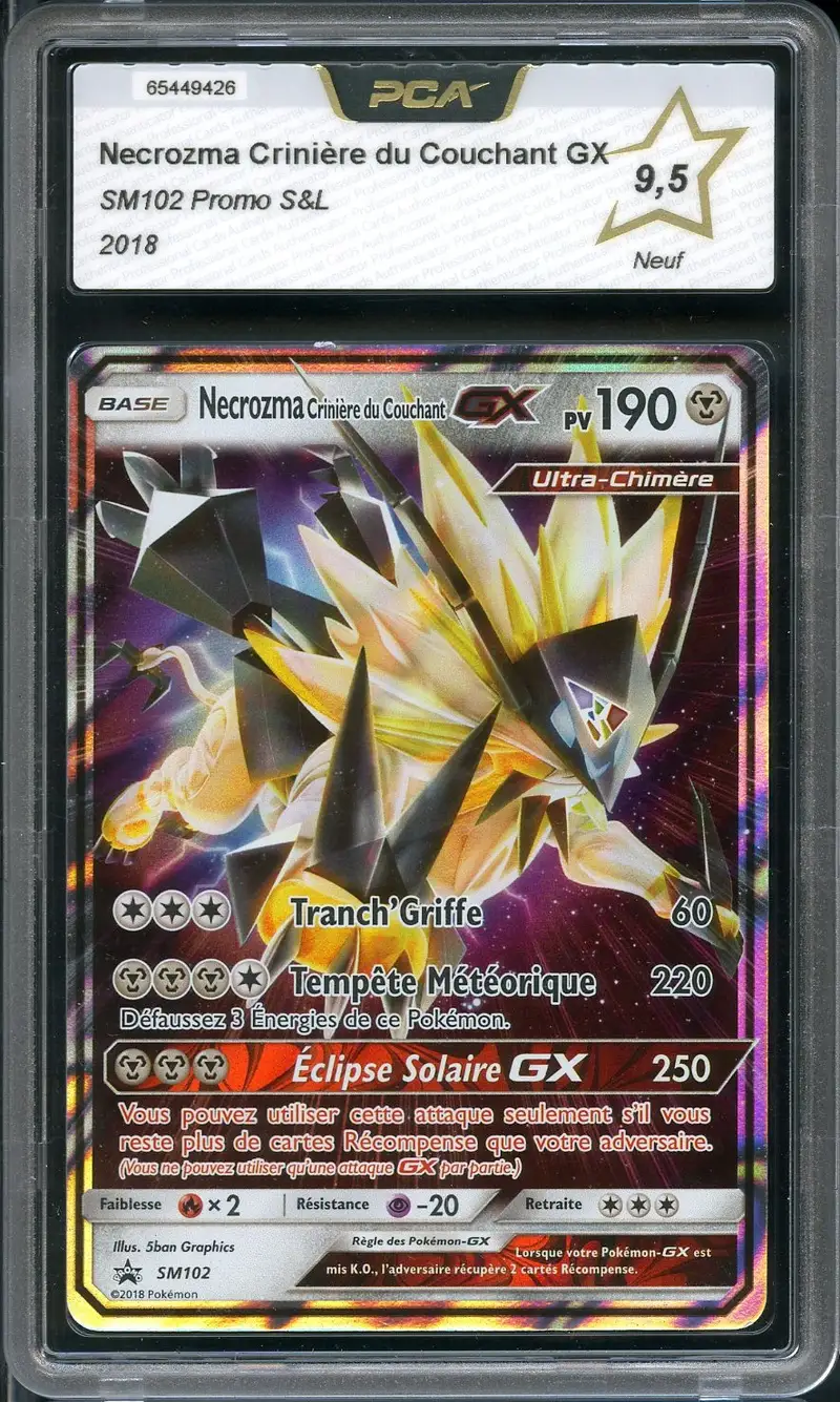 PCA 9.5 Necrozma Crinière du Couchant Gx
