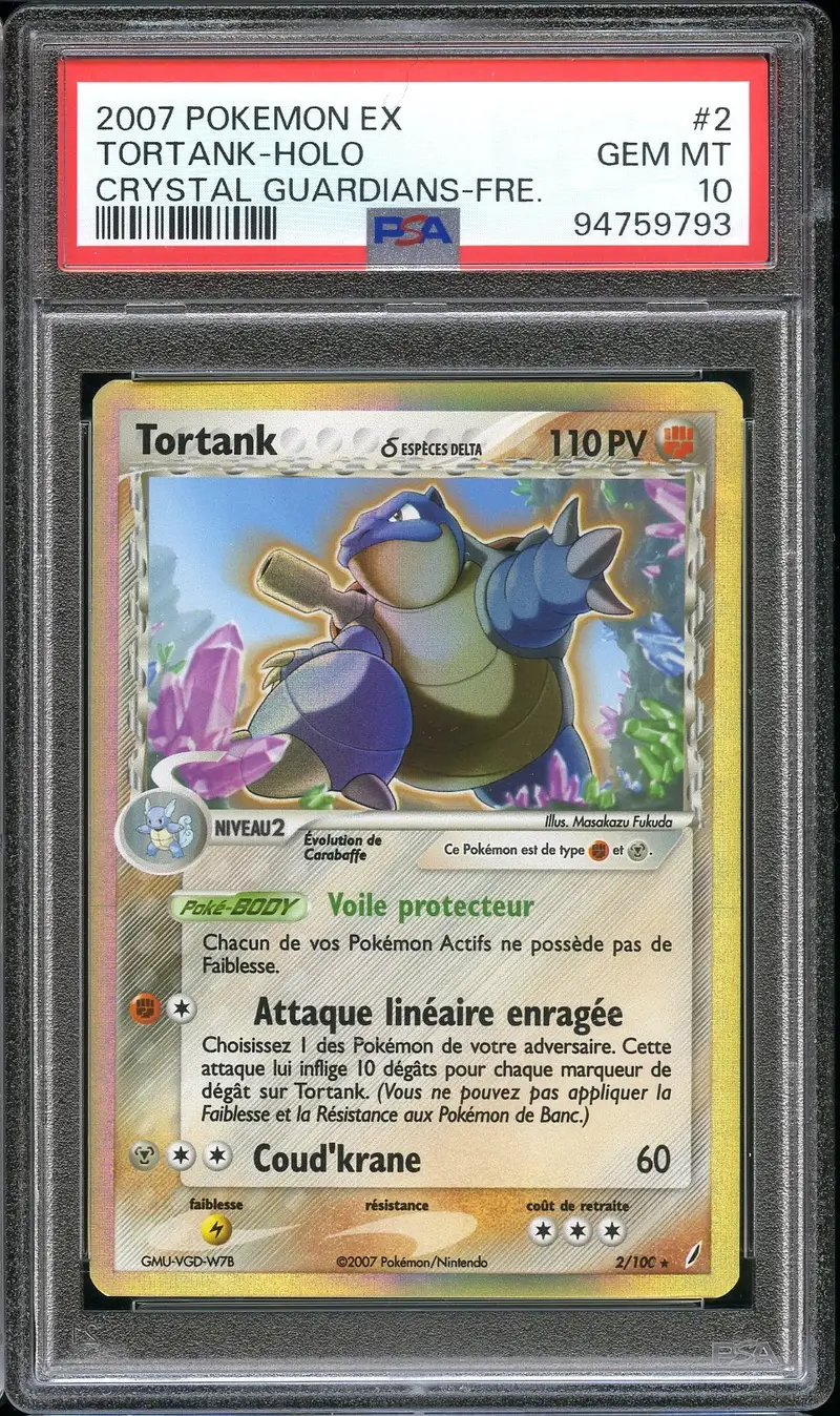 PSA 10 Tortank Holo