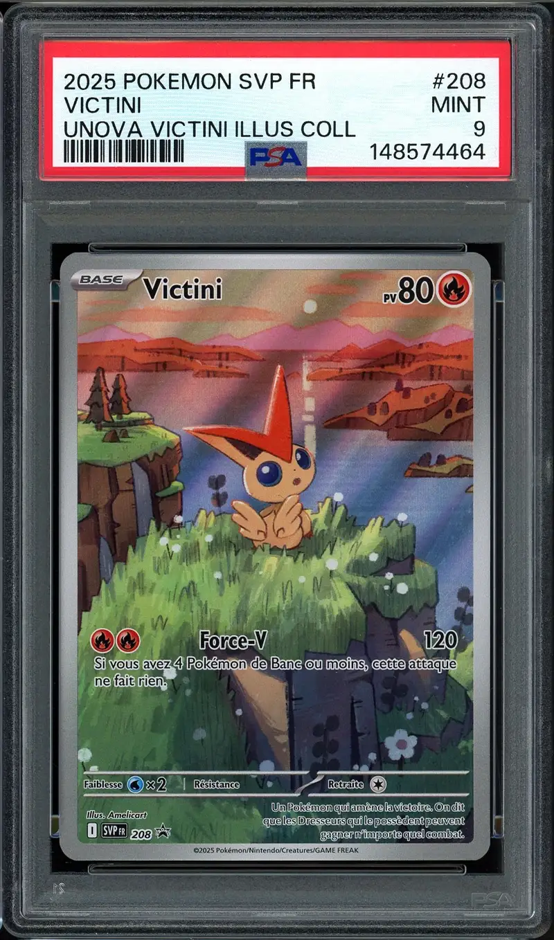PSA 9 Victini