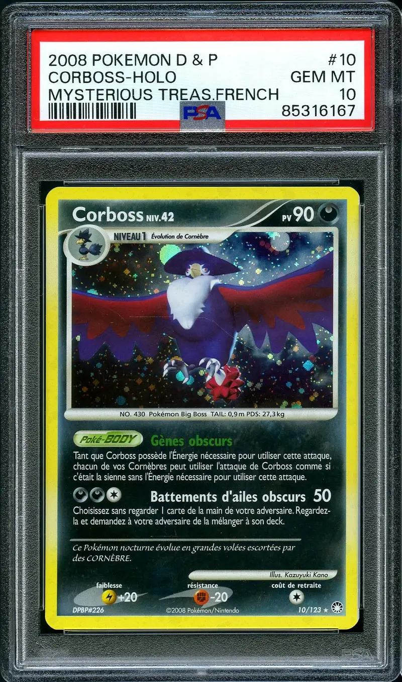PSA 10 Corboss Holo
