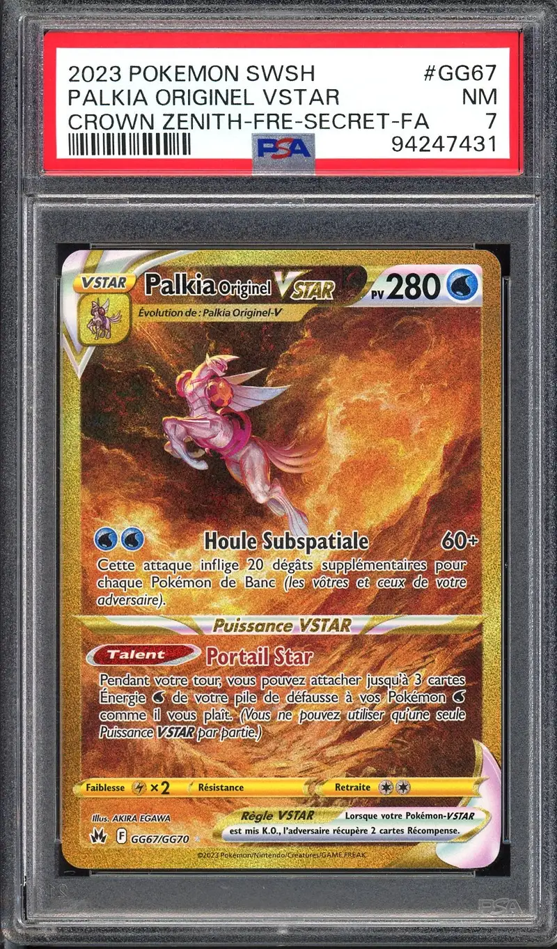 PSA 7 Palkia Originel VStar