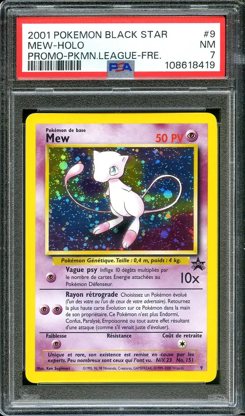 PSA 7 Mew Holo