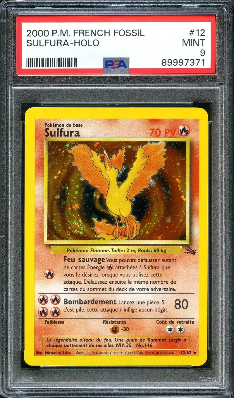 PSA 9 Sulfura Holo