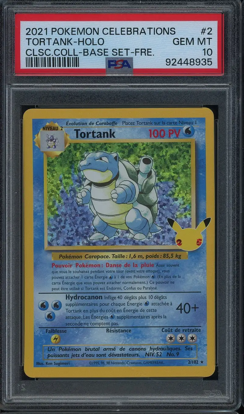 PSA 10 Tortank Holo