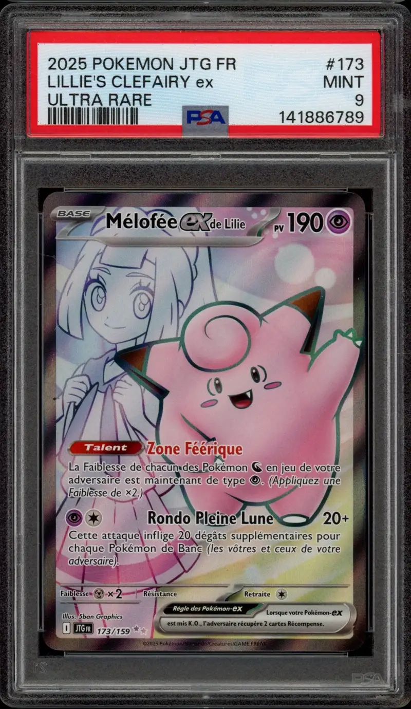 PSA 9 Mélofée Ex de Lilie