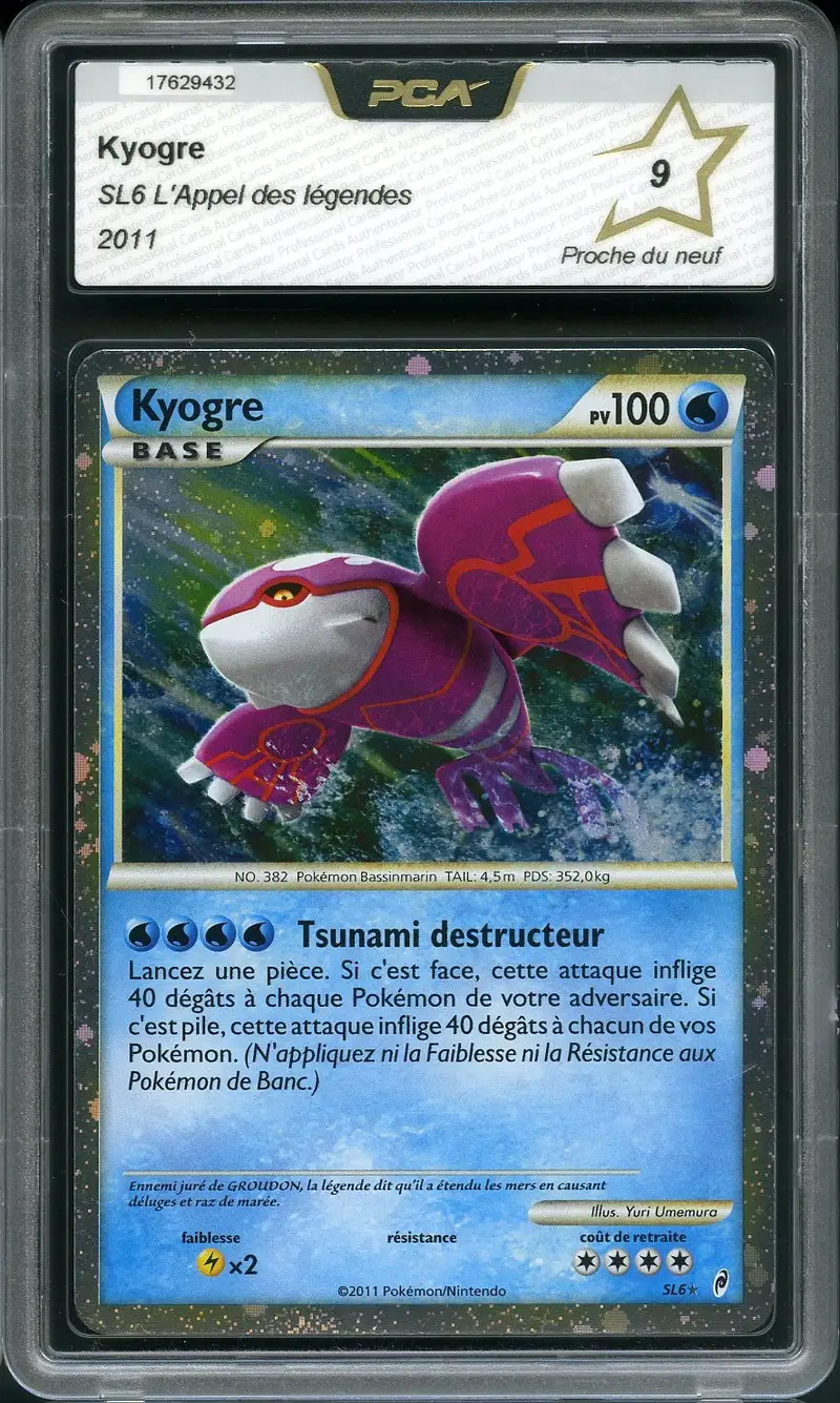 PCA 9 Kyogre Holo